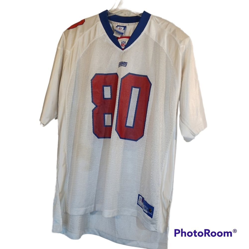 NY Giants Reebok NFL Equipment #80 Shockey sz 2XL